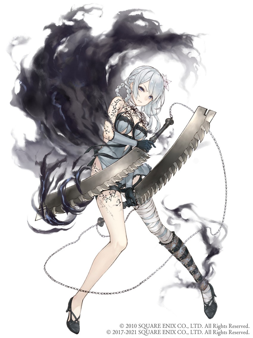 kaine (sinoalice and 2 more) drawn by ji_no