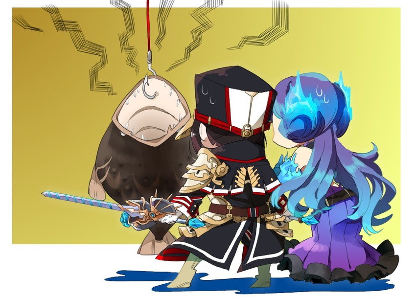 morag ladair and brighid (xenoblade chronicles and 1 more) drawn by takumi_(tkm_as)