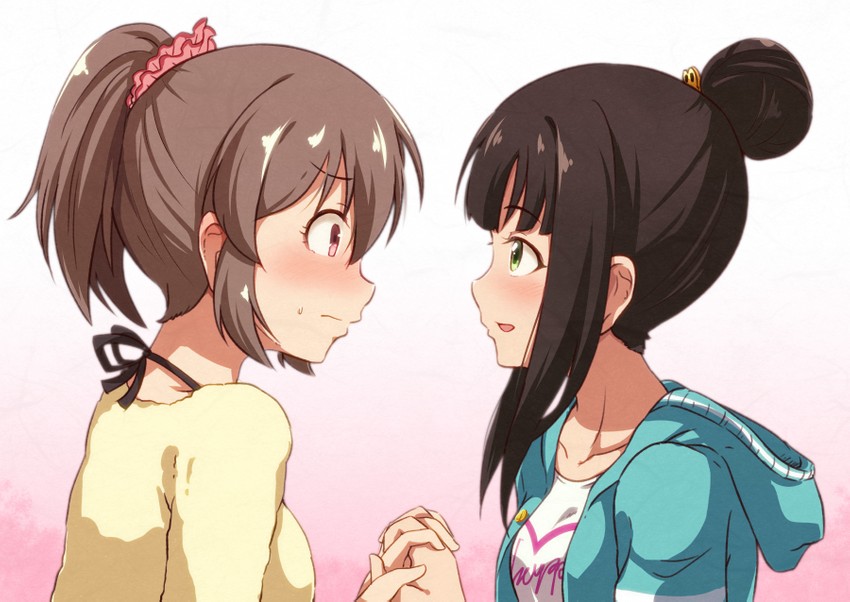 hori yuko and hamaguchi ayame (idolmaster and 1 more) drawn by susutaketakumi