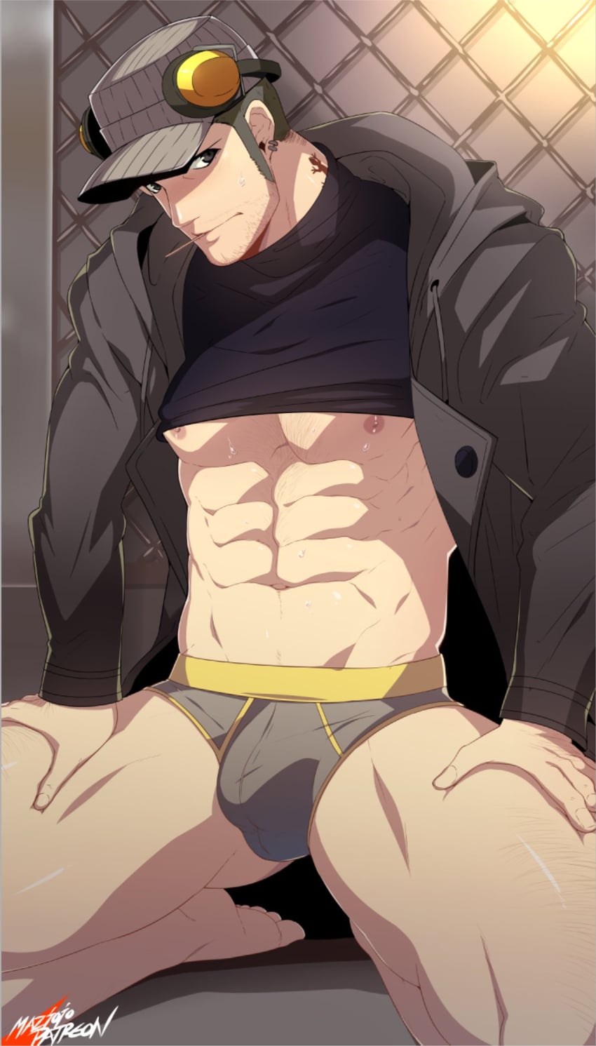 iwai munehisa (persona and 1 more) drawn by mazjojo