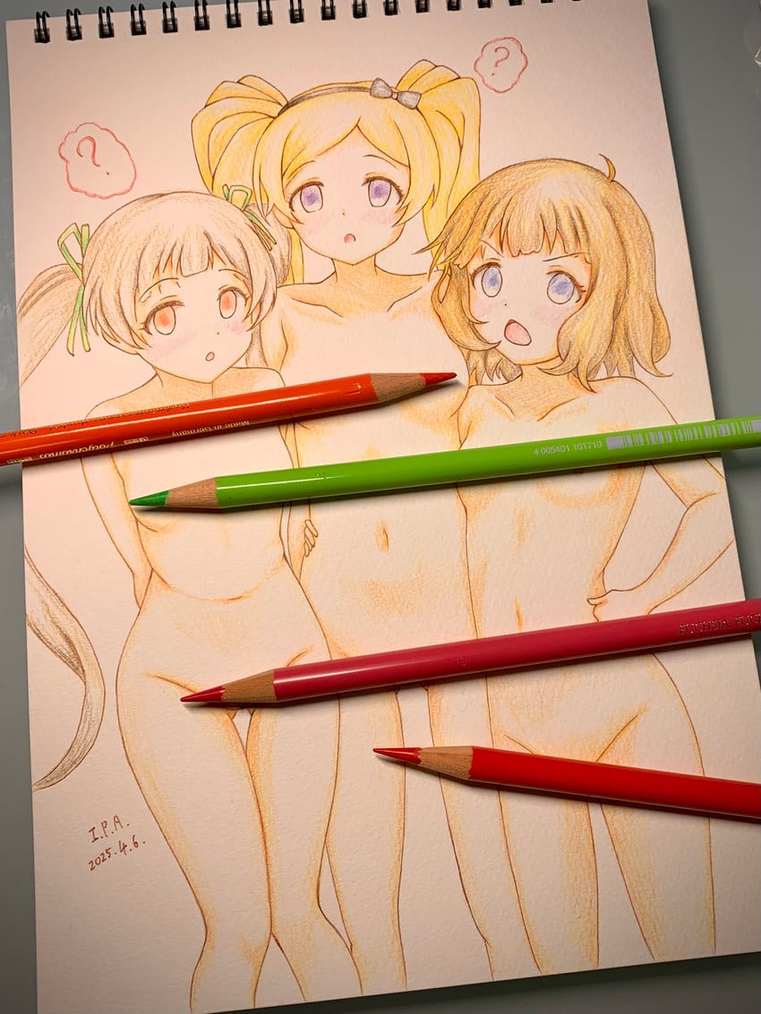 suou momoko, hakozaki serika, and emily stewart (idolmaster and 1 more) drawn by iraren_san