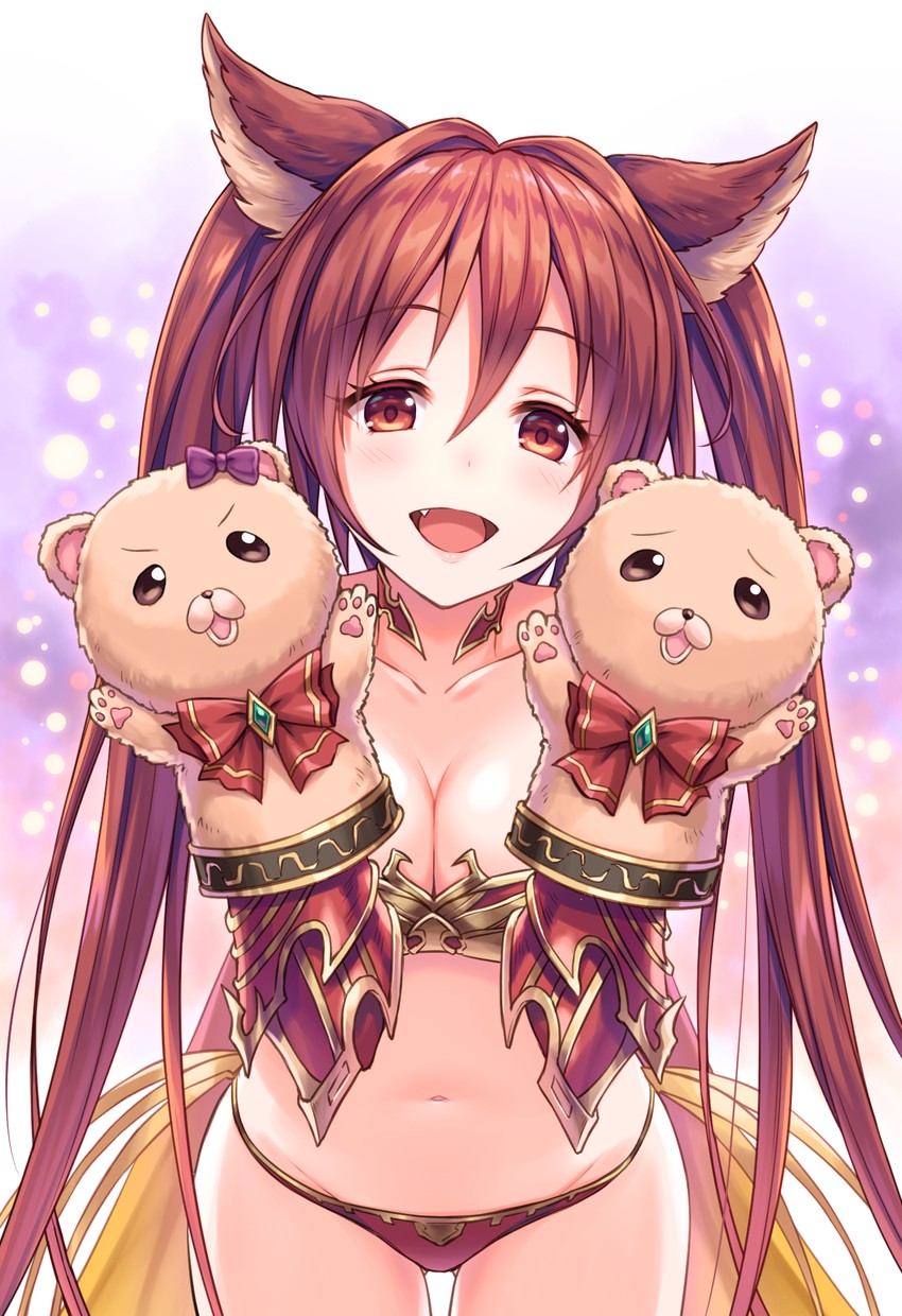 cerberus, mimi, and coco (granblue fantasy and 1 more) drawn by tomo_(tmtm_mf_mf)