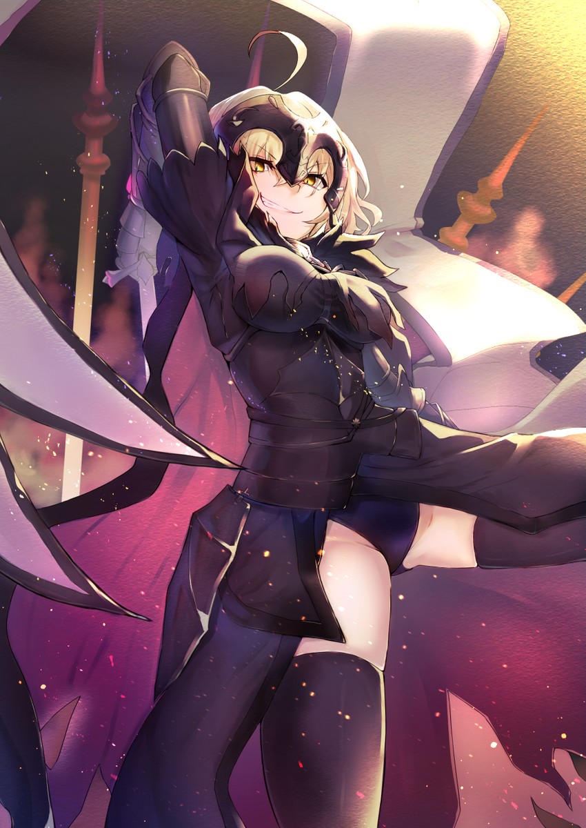 jeanne d'arc alter (fate and 1 more) drawn by amane_sora