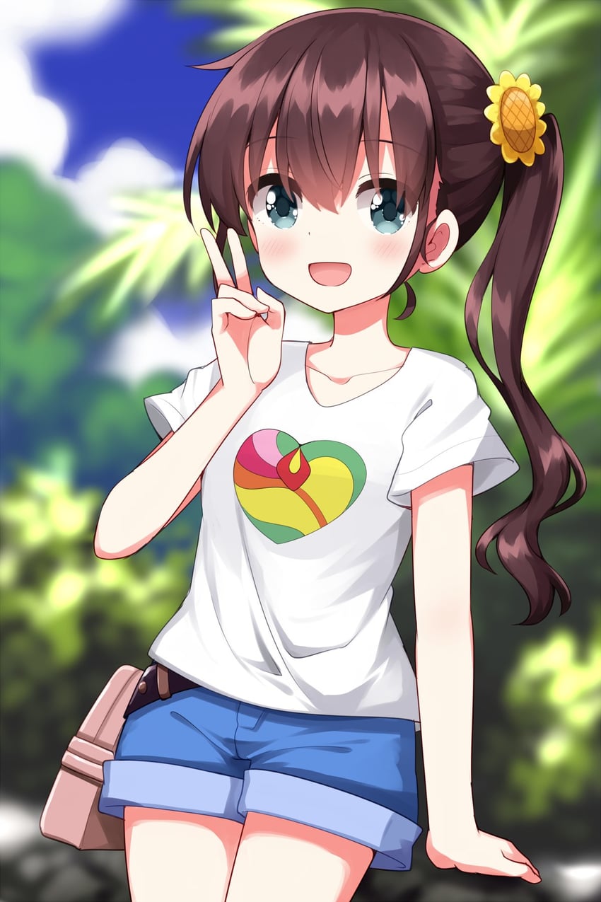 niizato aoi (non non biyori) drawn by ruu_(tksymkw)
