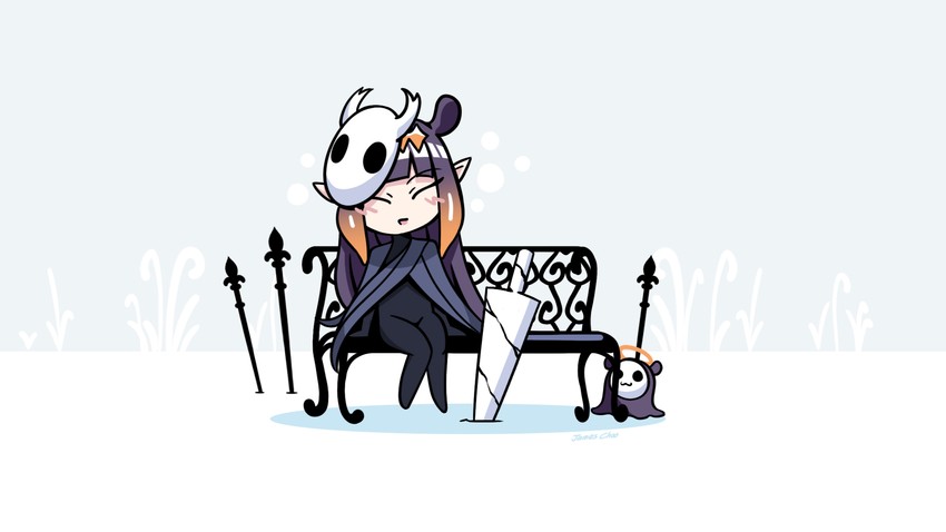 ninomae ina'nis, takodachi, and knight (hololive and 2 more) drawn by james_choo