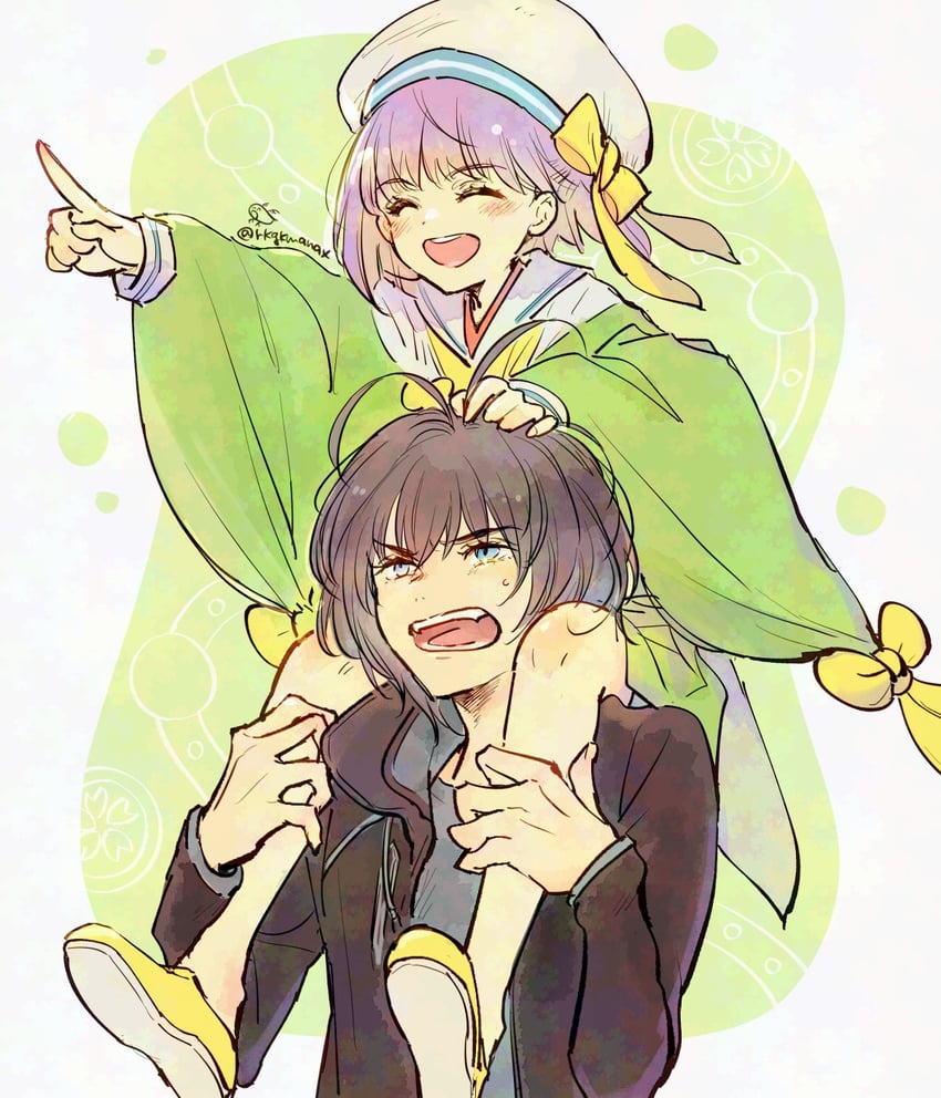 oberon and kazuradrop (fate and 1 more) drawn by manaka_(rkgkmanax)