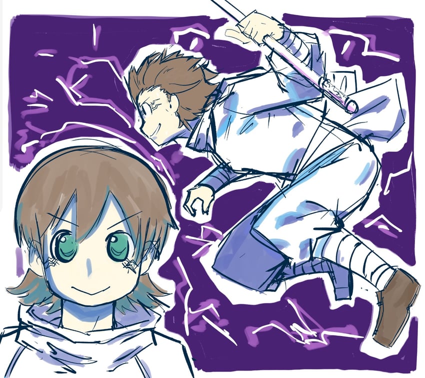 aioi yuuko and kashimo hajime (jujutsu kaisen and 1 more) drawn by kaikogreen