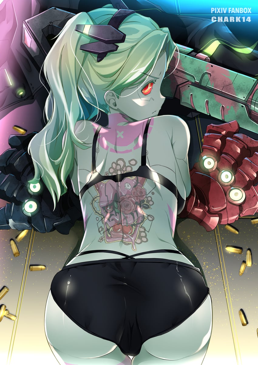 rebecca (cyberpunk and 1 more) drawn by chark14