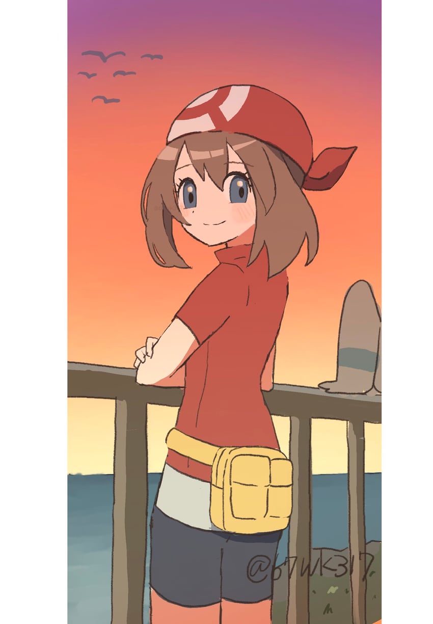 may and wingull (pokemon and 1 more) drawn by 67wk317