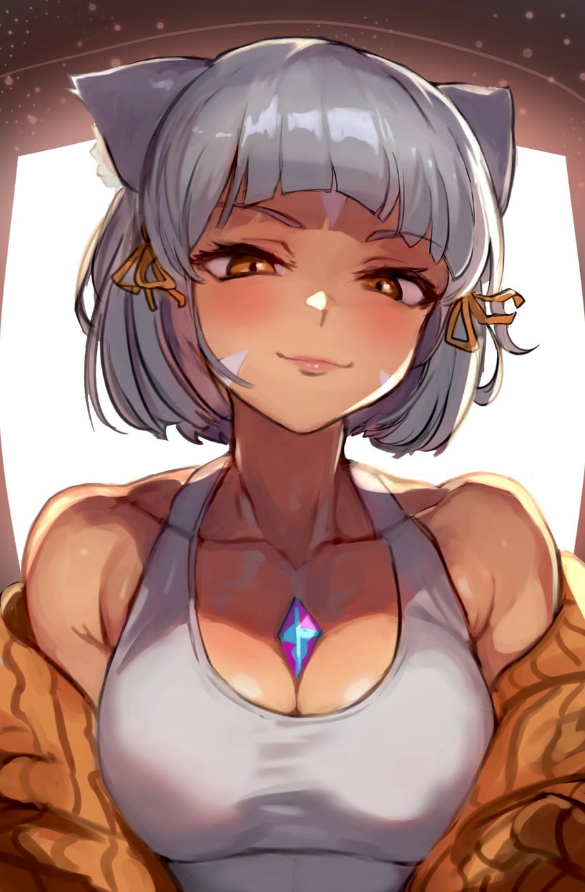 nia (xenoblade chronicles and 1 more) drawn by r123