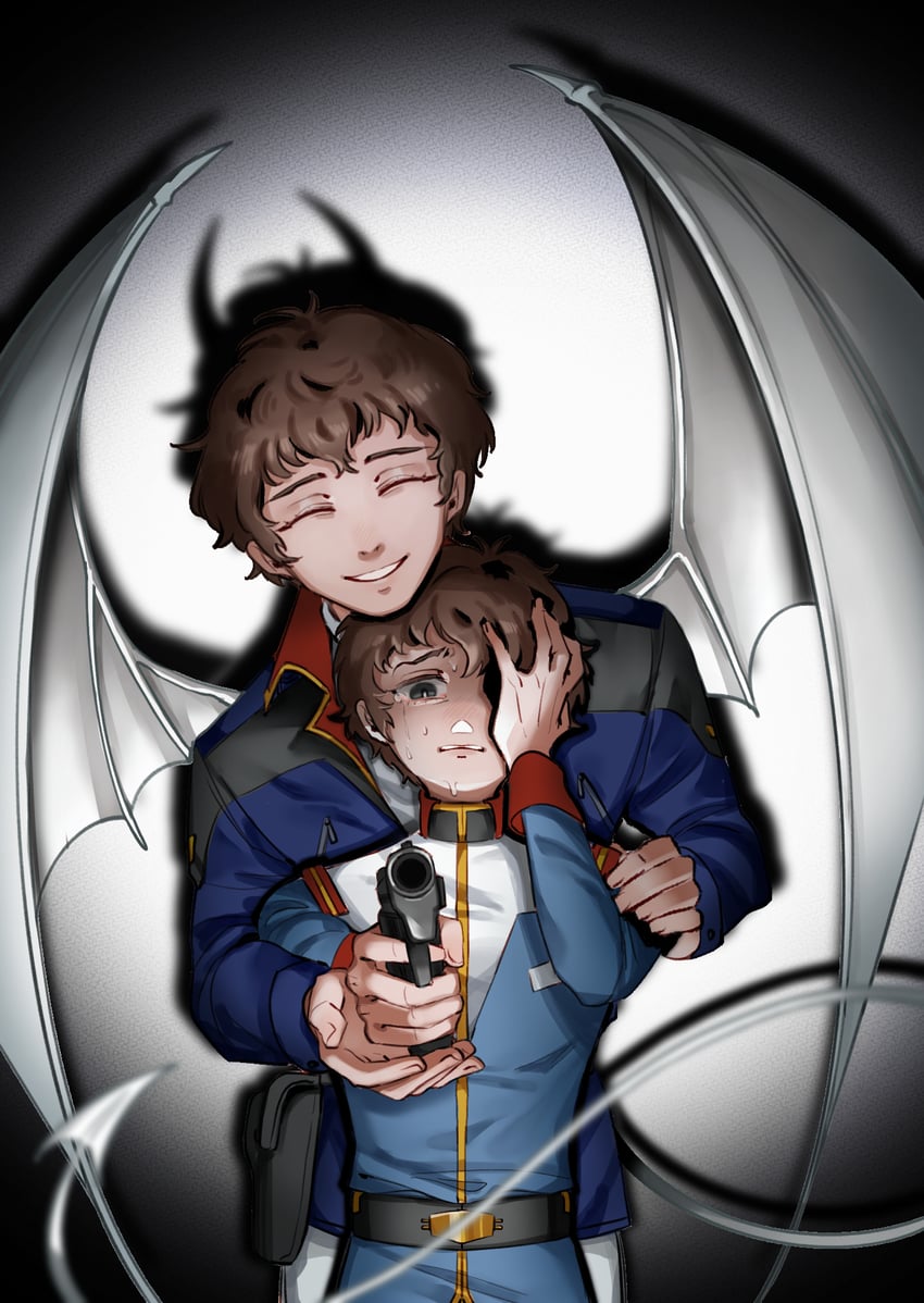 amuro ray (gundam and 2 more) drawn by eclipseb