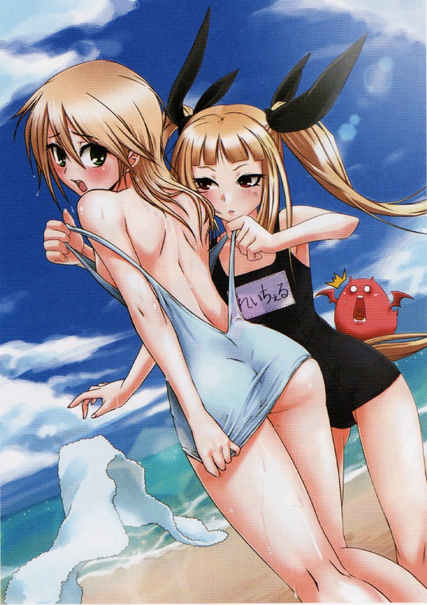 noel vermillion, rachel alucard, and gii (blazblue and 1 more)