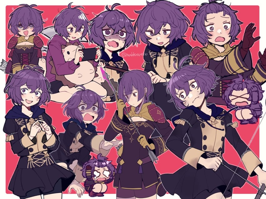 bernadetta von varley (fire emblem and 2 more) drawn by do_m_kaeru