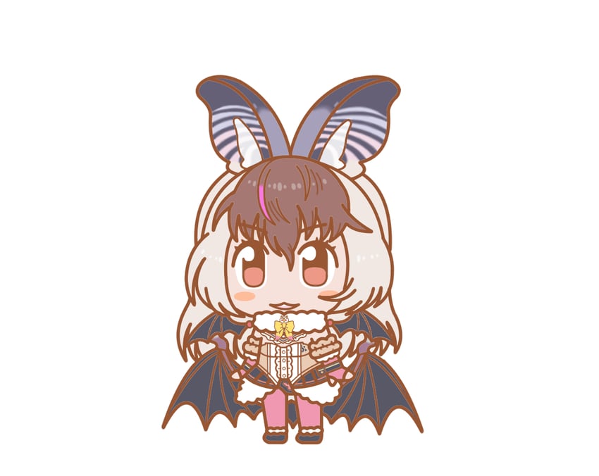 brown long-eared bat (kemono friends and 2 more) drawn by ef63_11