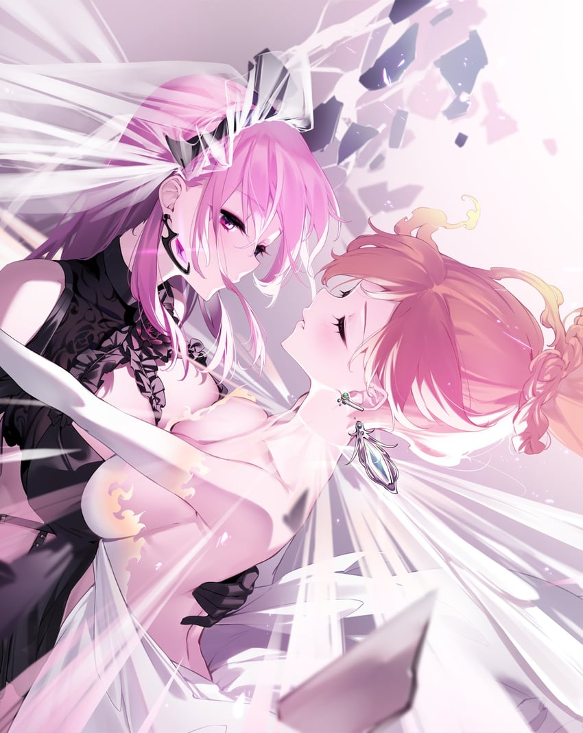 mori calliope and takanashi kiara (hololive and 1 more) drawn by yaguo