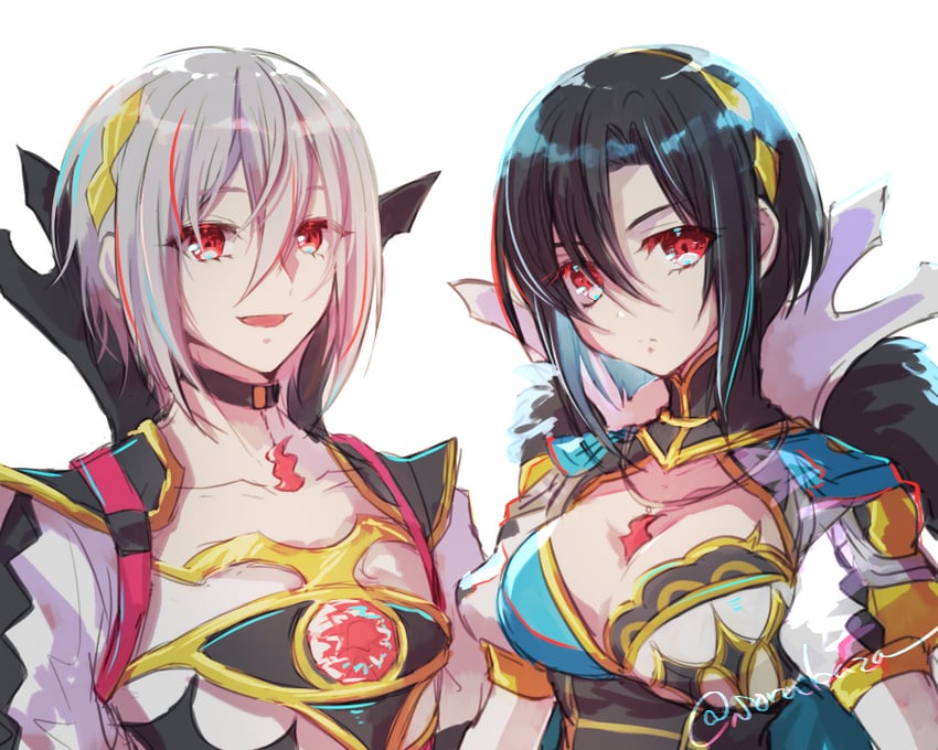 nel and nil (fire emblem and 1 more) drawn by sorakaza