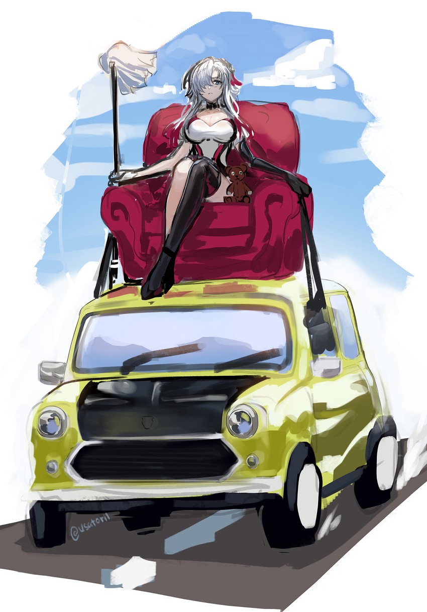odin (azur lane and 1 more) drawn by usatorii