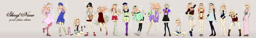sheryl nome (macross and 1 more) drawn by nishikiori