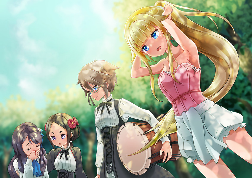 ange, princess, toudou chise, and lily gaveston (princess principal) drawn by osisio