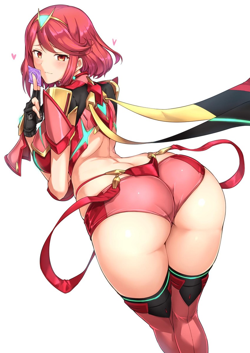 pyra (xenoblade chronicles and 1 more) drawn by halcon