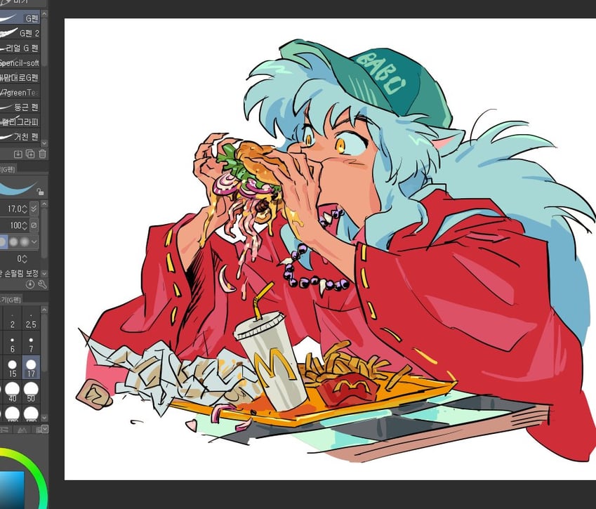 inuyasha (mcdonald's and 1 more) drawn by nagsu_(narksuhaza)