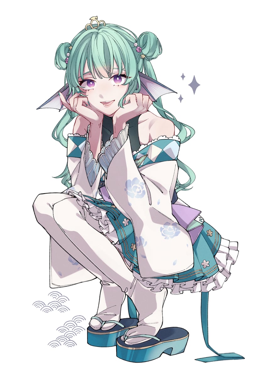 finana ryugu (nijisanji and 1 more) drawn by zhuotian