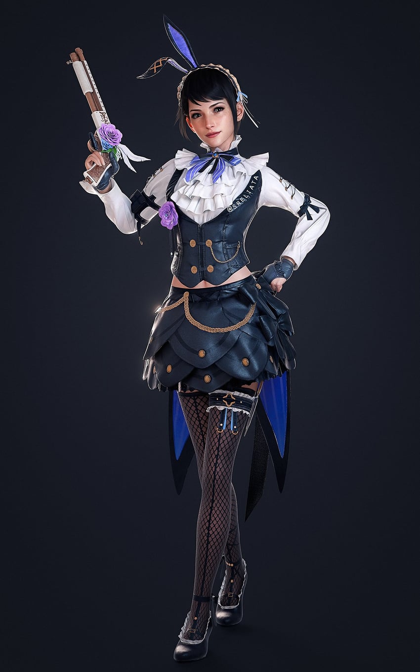 lucia lin (final fantasy and 2 more) drawn by sreliata