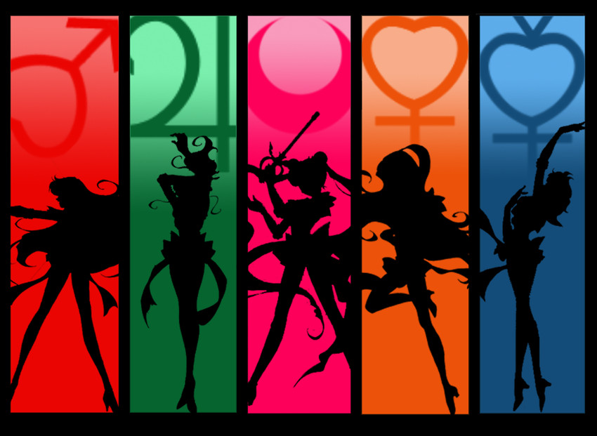 tsukino usagi, sailor moon, mizuno ami, aino minako, hino rei, and 5 more (bishoujo senshi sailor moon) drawn by bejennerous