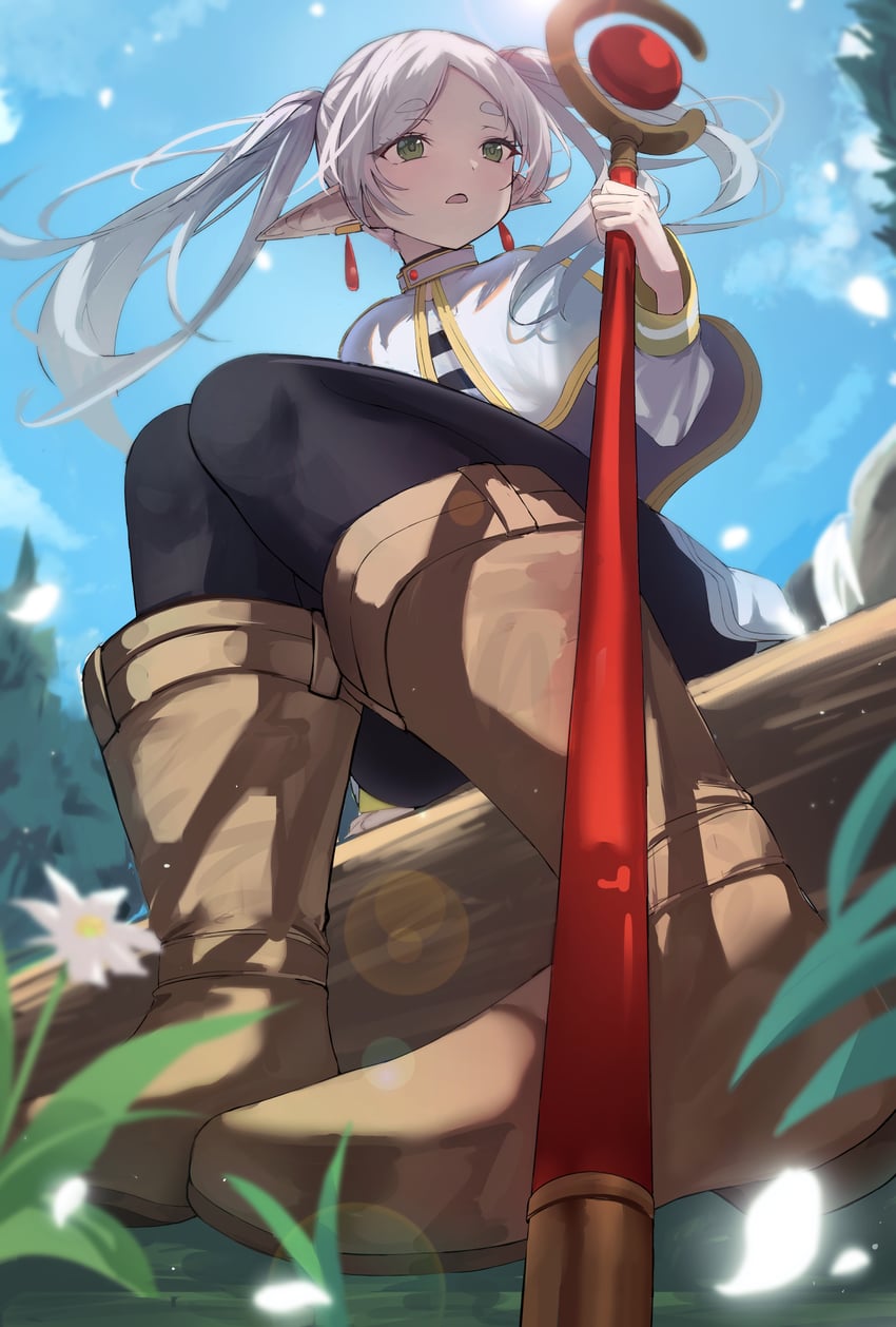 frieren (sousou no frieren) drawn by bitseon