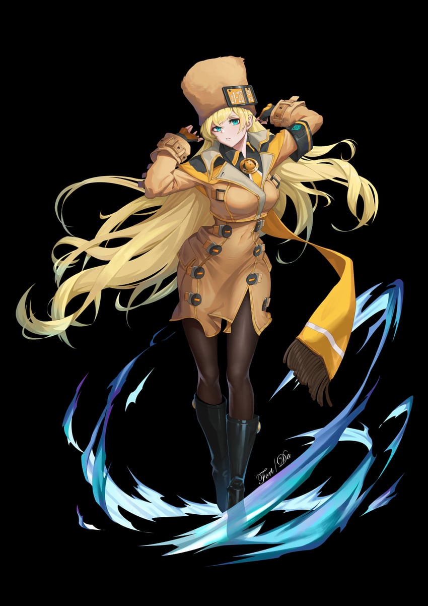 millia rage (guilty gear and 1 more) drawn by moonface