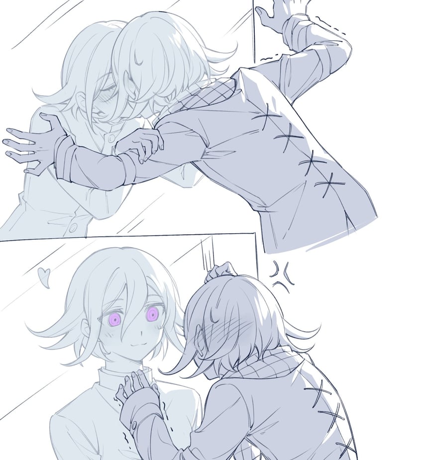 oma kokichi (danganronpa and 1 more) drawn by ewa_(seraphhuiyu)