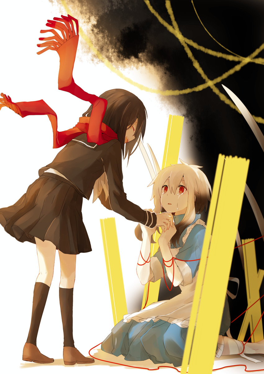 tateyama ayano and kozakura marry (kagerou project) drawn by aaniko