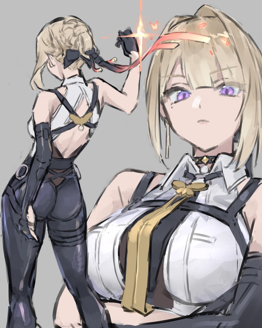 evelyn chevalier (zenless zone zero) drawn by chikoku_no_oni