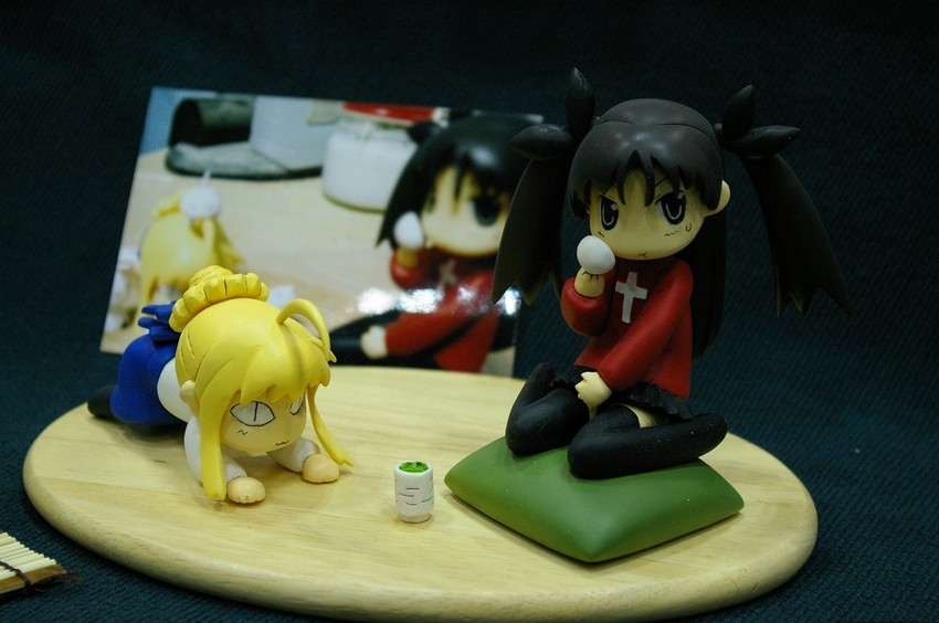 artoria pendragon, saber, and tohsaka rin (fate and 3 more)