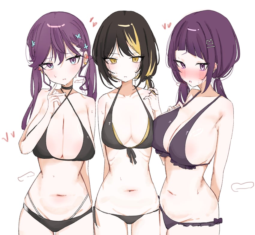 tanaka mamimi, ikaruga luca, and kaya rinha (idolmaster and 2 more) drawn by kotatuneko15