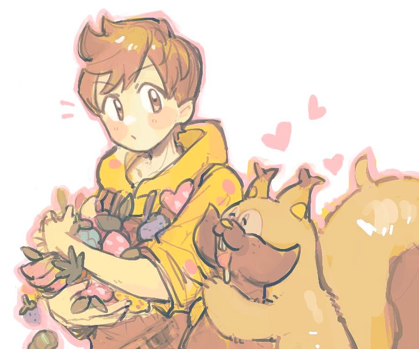 greedent and victor (pokemon and 1 more) drawn by kuma_8311