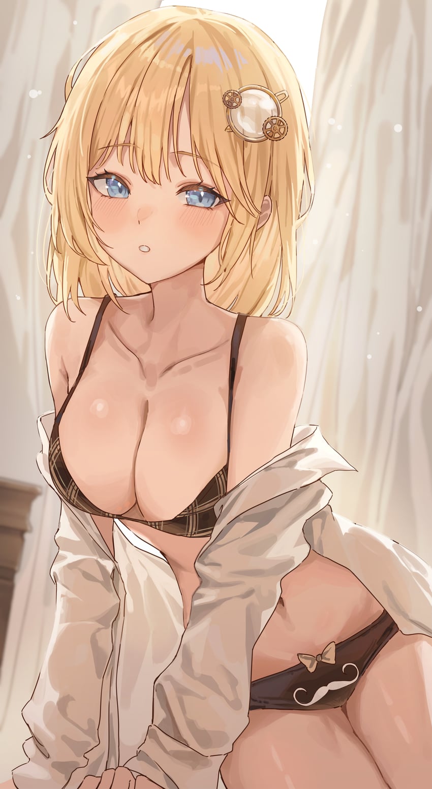 watson amelia (hololive and 1 more) drawn by 2gong_(9ujin_)