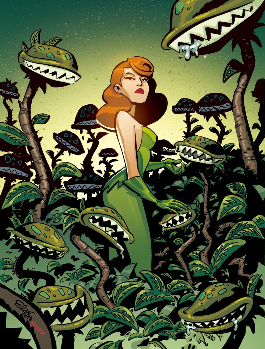 poison ivy (dc comics) drawn by e_charretier