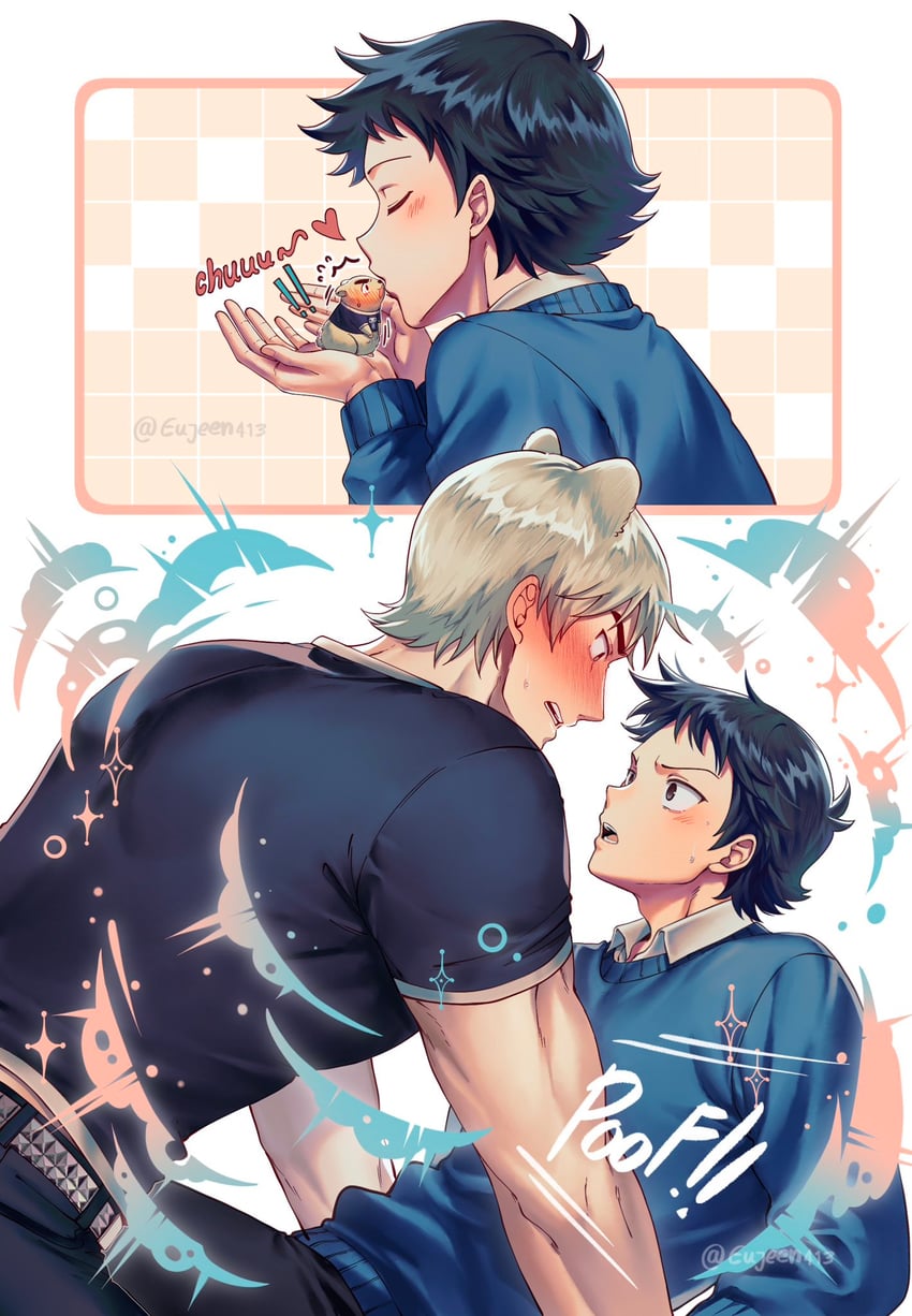 wallace wells and todd ingram (scott pilgrim and 1 more) drawn by eujeen413