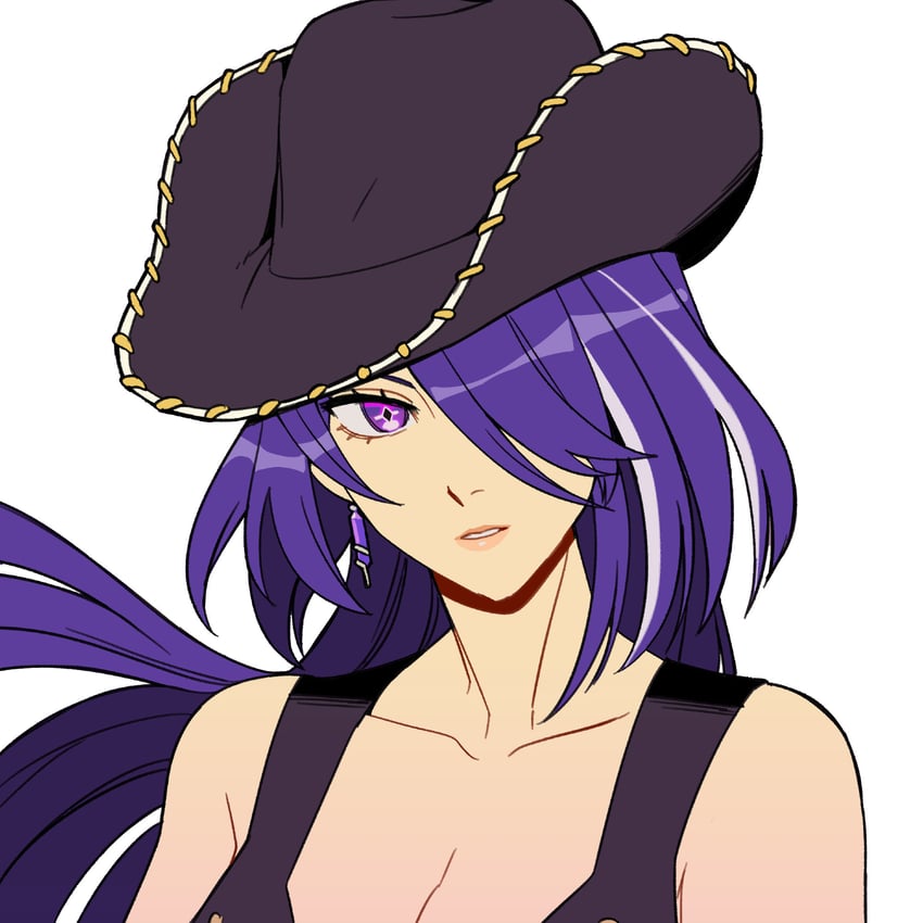 acheron and nico robin (honkai and 2 more) drawn by radiostarkiller