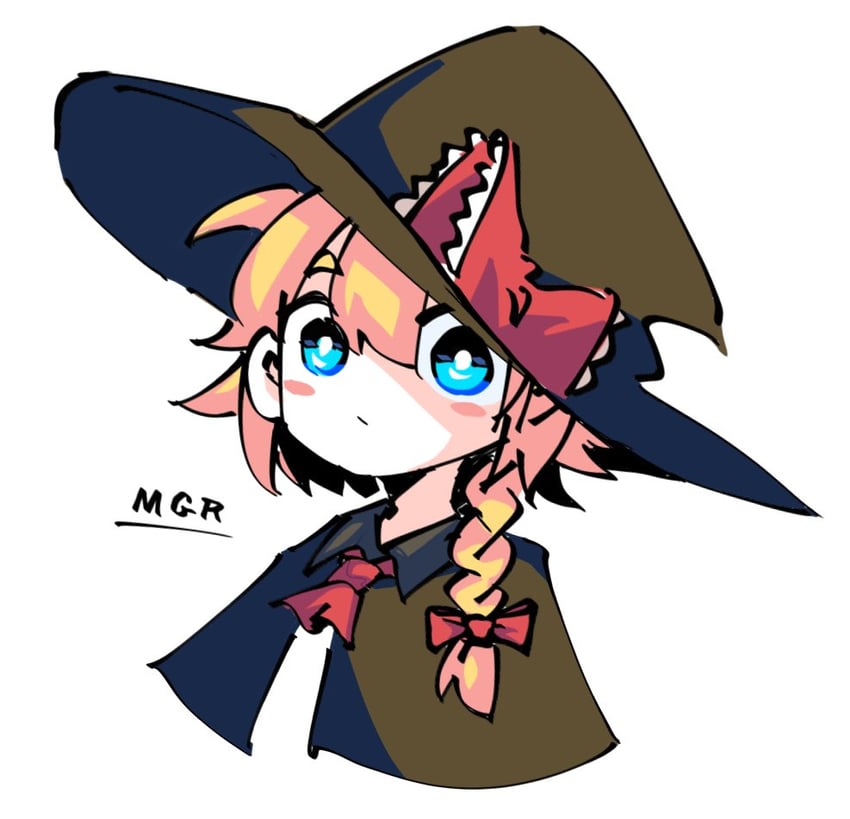 kirisame marisa and meguru (touhou and 1 more) drawn by gomennetemple