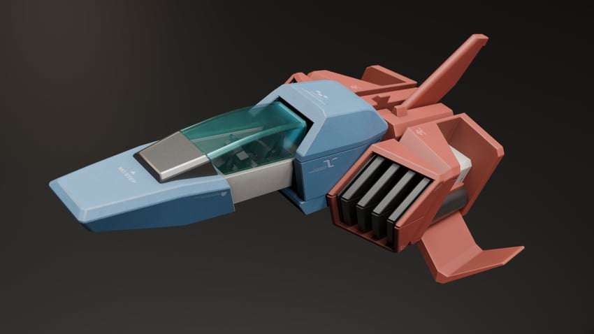 core fighter (gundam and 1 more) drawn by mjeff