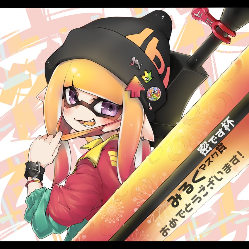 inkling player character and inkling girl (splatoon) drawn by matsushita_(matsudbox)