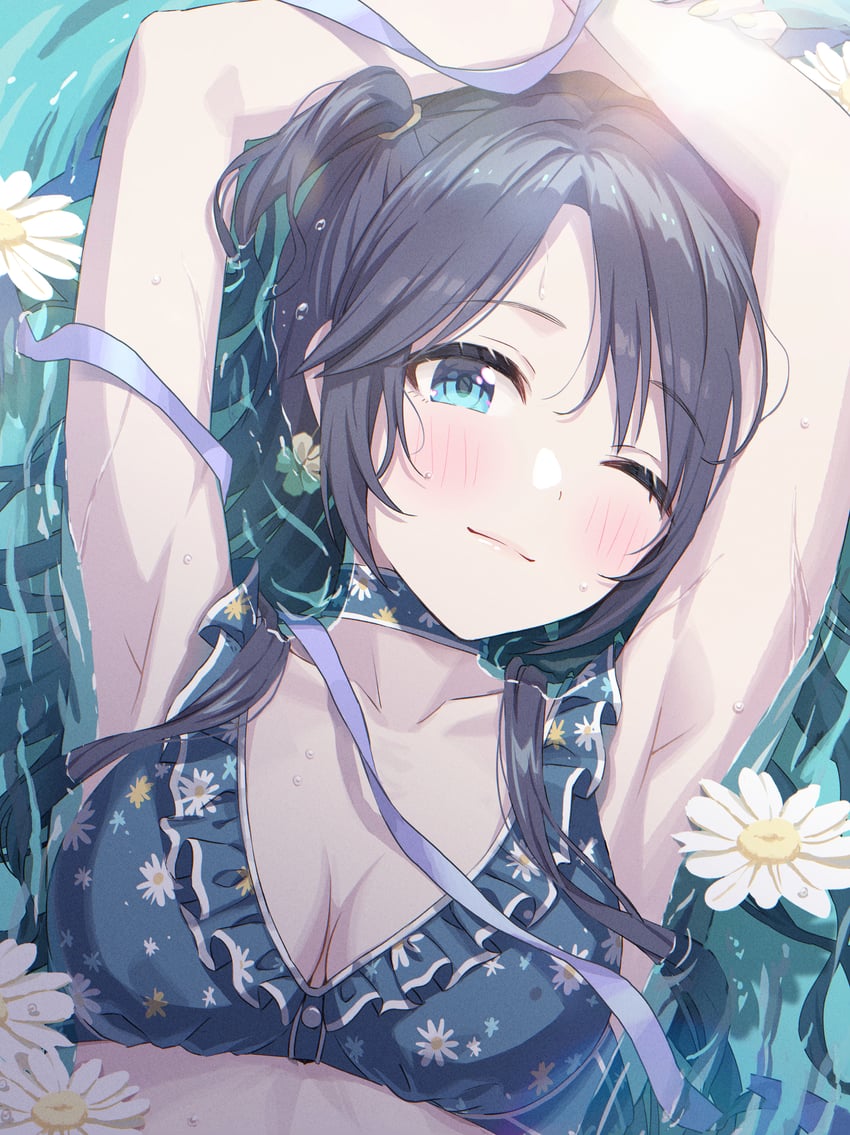 mitsumine yuika (idolmaster and 1 more) drawn by momomoi_momoi