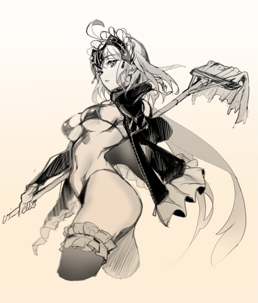 artoria pendragon, jeanne d'arc alter, and saber alter (fate and 1 more) drawn by suishougensou