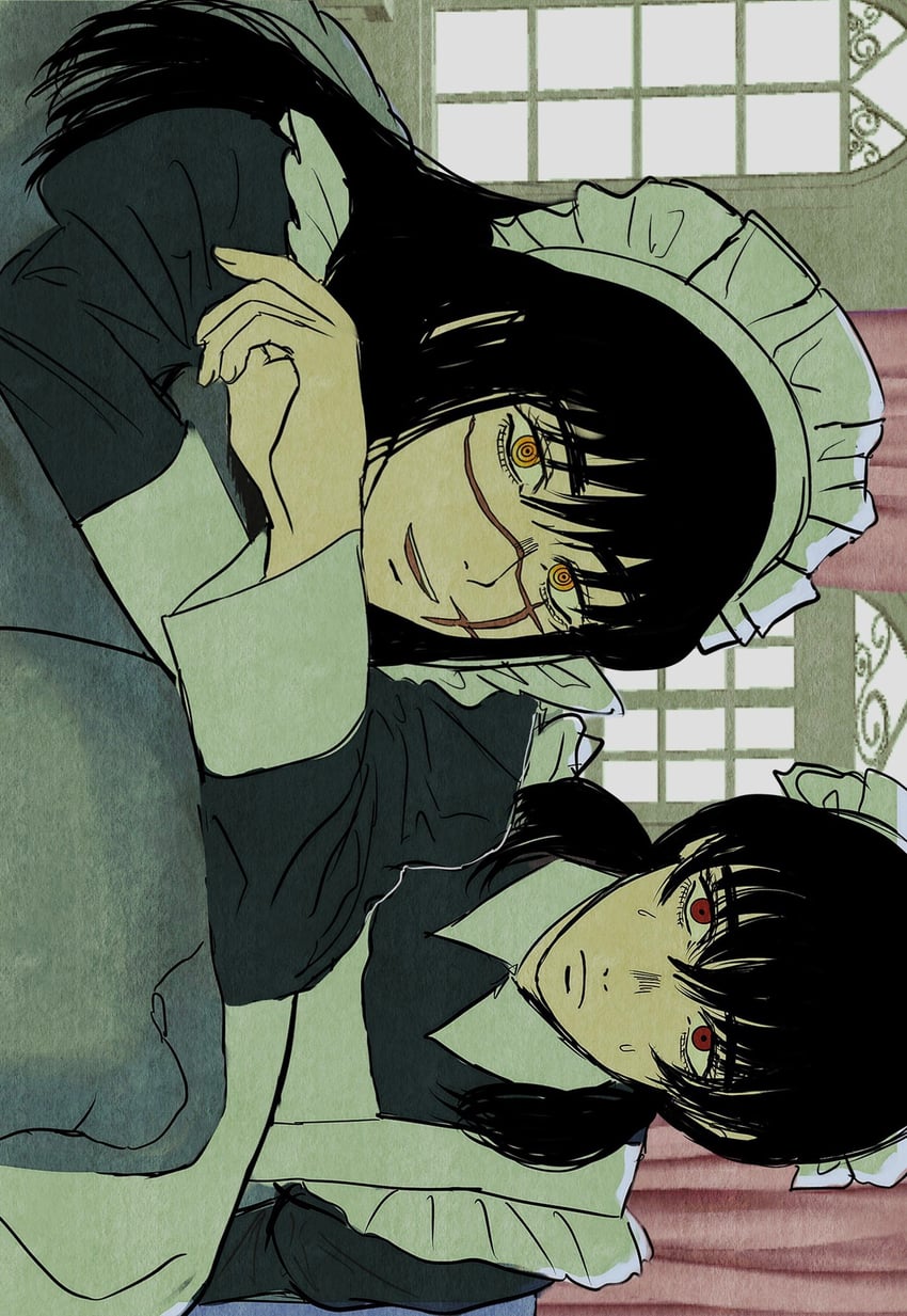 yoru and mitaka asa (chainsaw man) drawn by cdtxufre