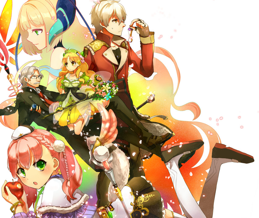 escha malier, ayesha altugle, logix ficsario, keithgriff hazeldine, and flameu (atelier and 2 more) drawn by 38kb_(38shiki)