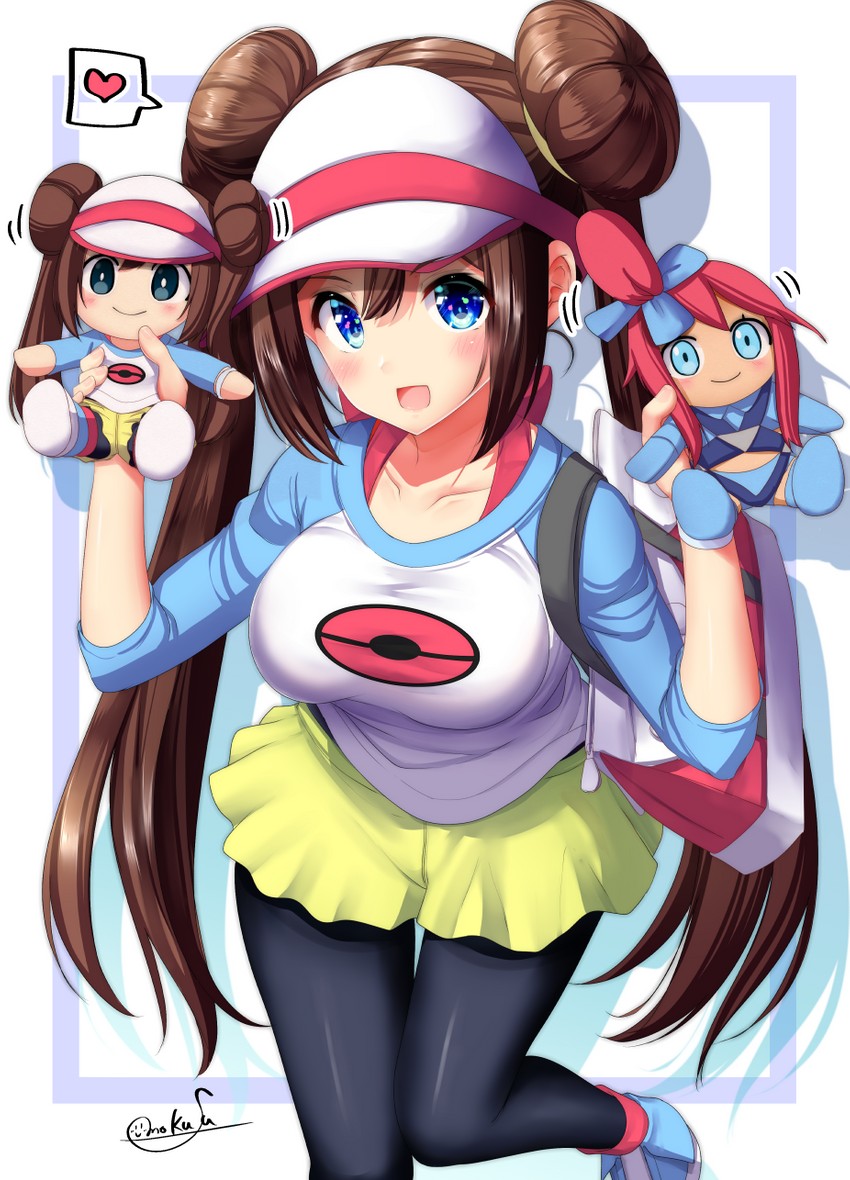 rosa and skyla (pokemon and 1 more) drawn by mokufuu
