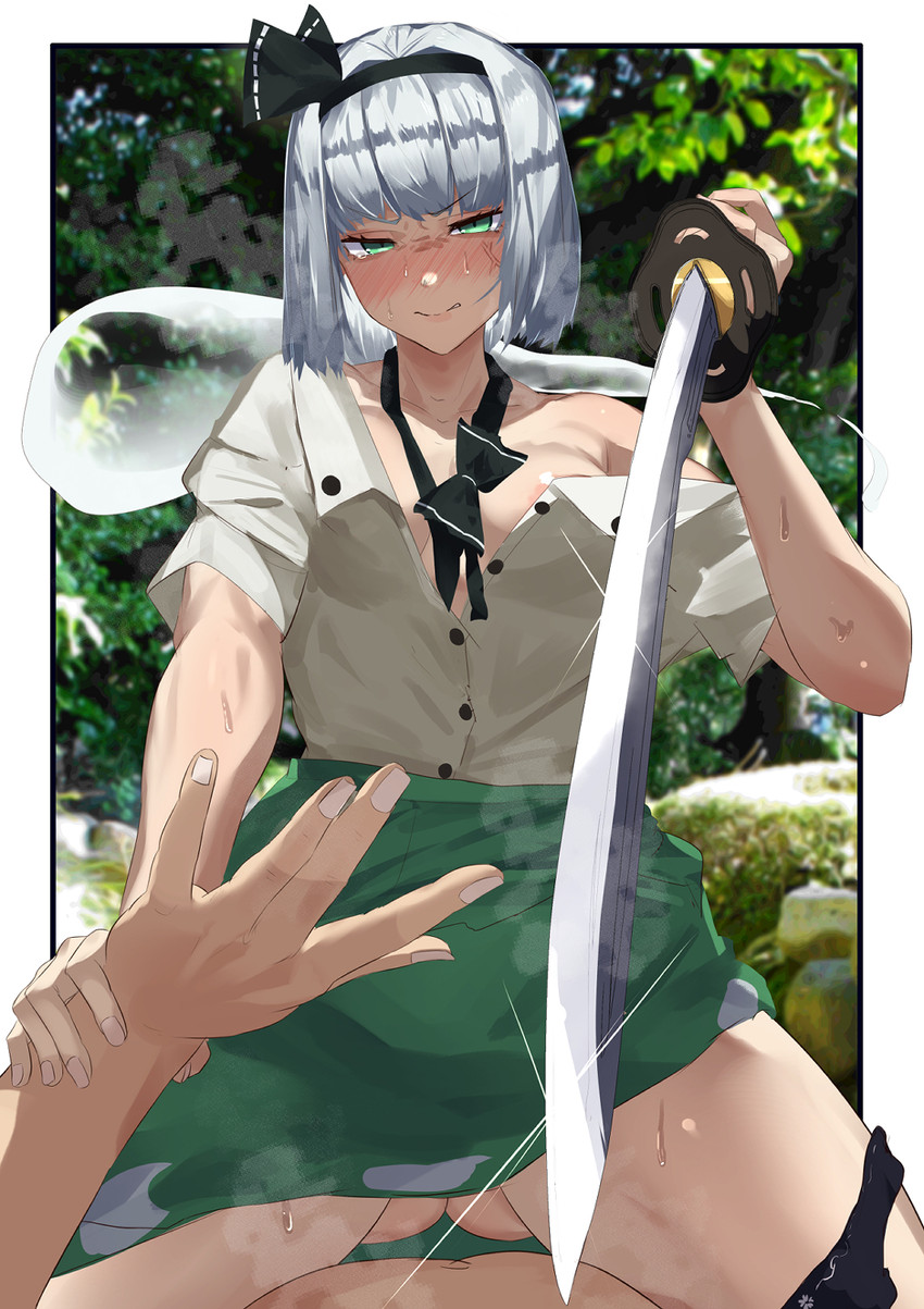 konpaku youmu (touhou) drawn by kikimifukuri