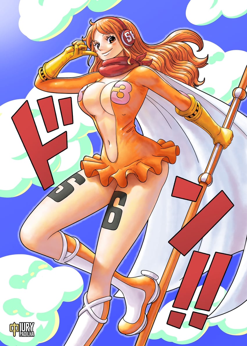 nami and vinsmoke reiju (one piece) drawn by iury_padilha
